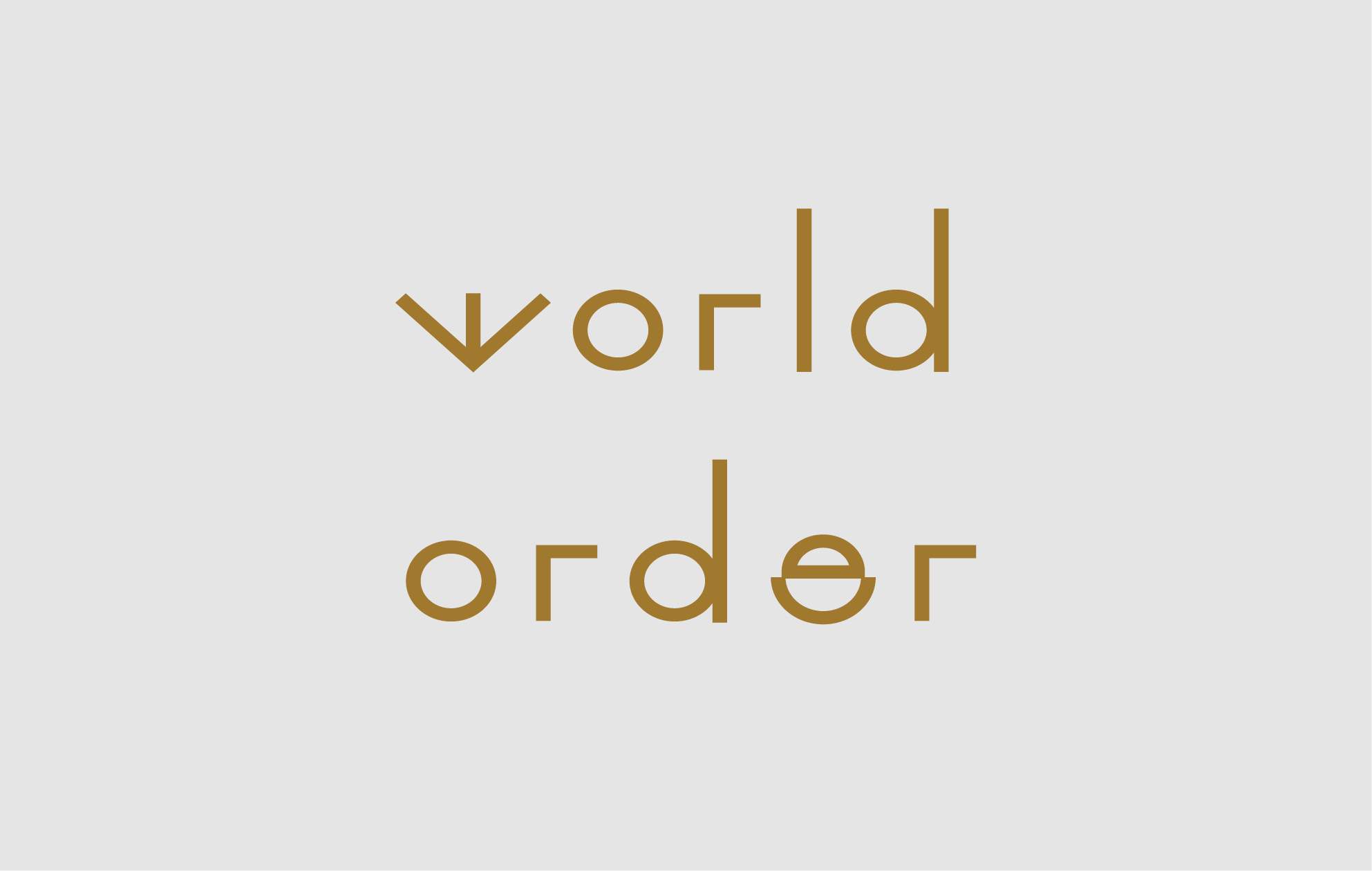 WORLD ORDER